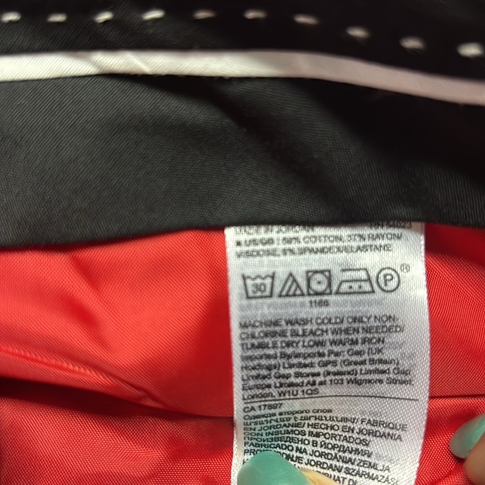 Banana Republic Sloan Bold Red Pants size 8 - Picture 6 of 6